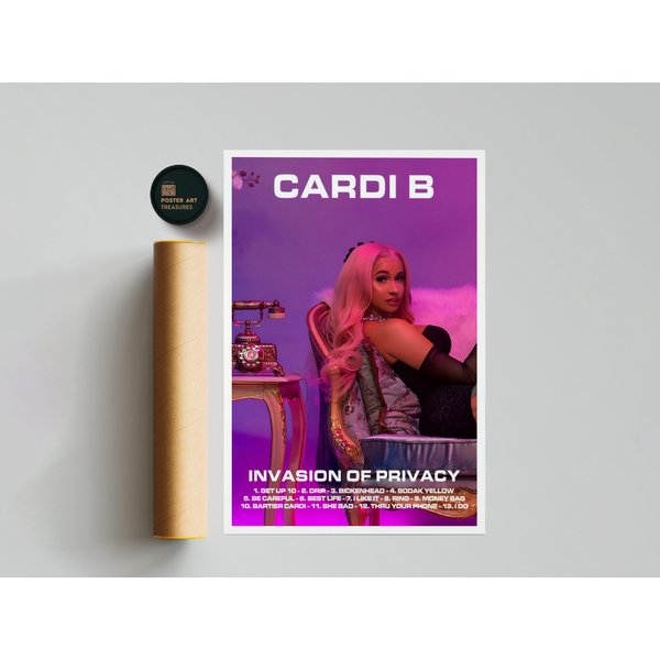 Cardi B - Invasion Of Privacy Album Poster-image