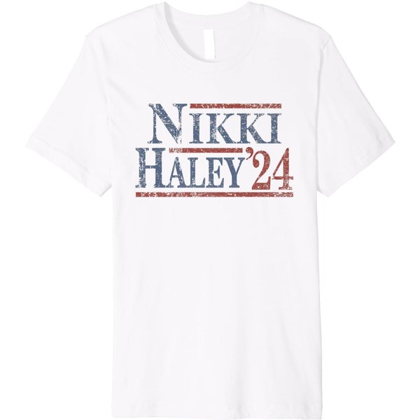 Distressed Nikki Haley 2024 Premium T-Shirt-image