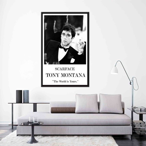 Scarface Tony Montana, Tony Montana Poster, The World Is Yours-image