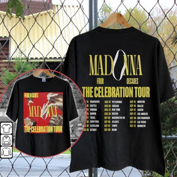 Madonna The Celebration Tour 2023 Shirt, The Celebration 2023 Tour Concert Shirt-image