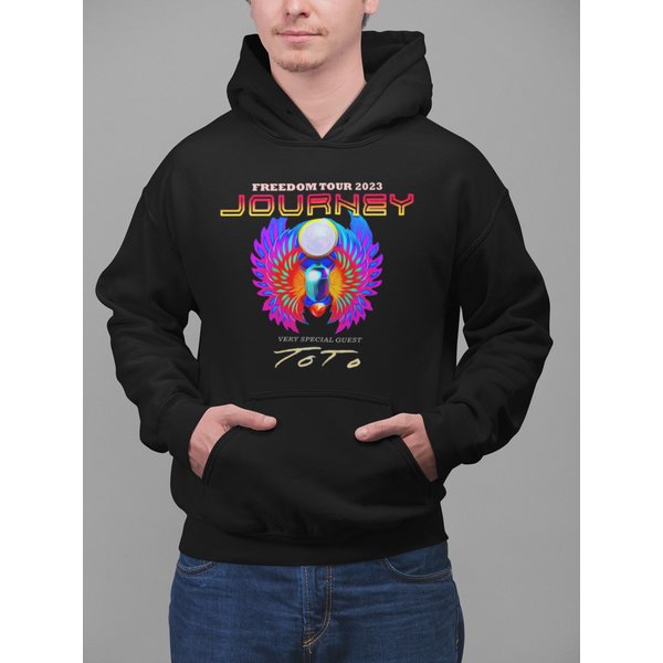 Journey 2023 Freedom Tour Hoodie, Rock Tour 2023 Merch