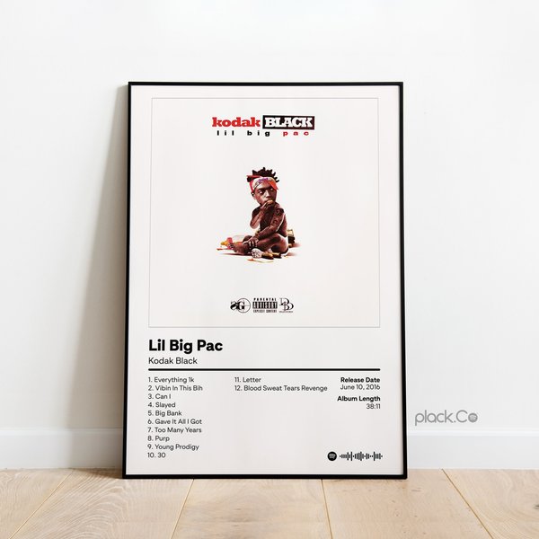 Kodak Black - Lil Big Pac Poster