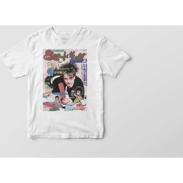 The Cure Shirt, Japanese 80S Cover, Robert Smith Vintage Tee, Unisex-image