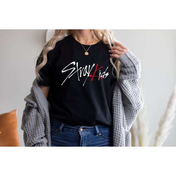 Stray Kids Logo T-Shirt For Fans-image