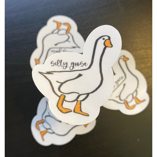 Silly Goose Sticker | Goose | Silly-image