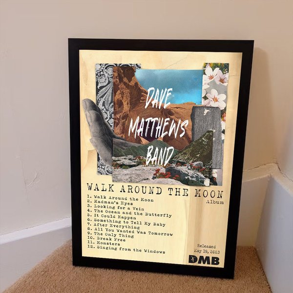 Walk Around The Moon Album Poster, Dave Matthews Band 2023 Poster-image
