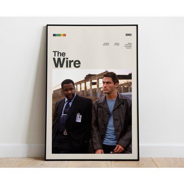 The Wire Modern Tv Series Poster Print-image