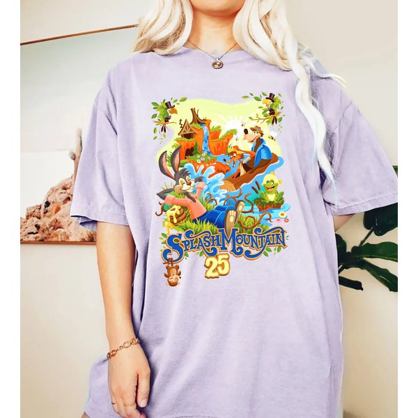 Vintage Splash Mountain 1998 Shirt, Splash Mountain T Shirt-image