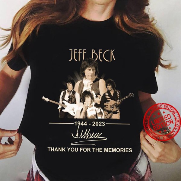 Jeff Beck Guitar Legend Merch, Jeff Beck Signature Gift Shirt-image