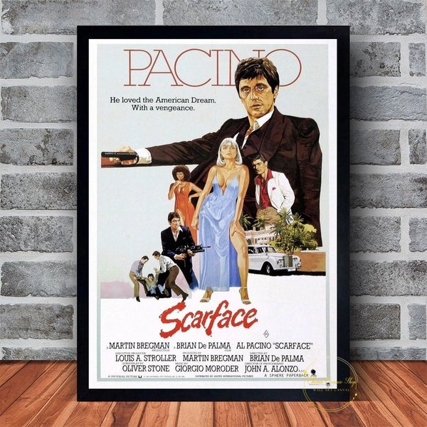 Al Pacino Scarface Movie Poster-image