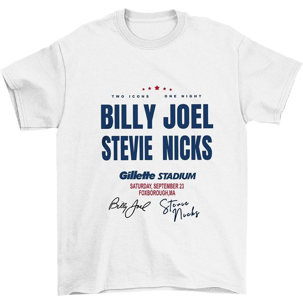Billy Joel Stevie Nicks Shirt, Billy Joel Concert Shirt, Stevie Nicks Tour Shirt-image
