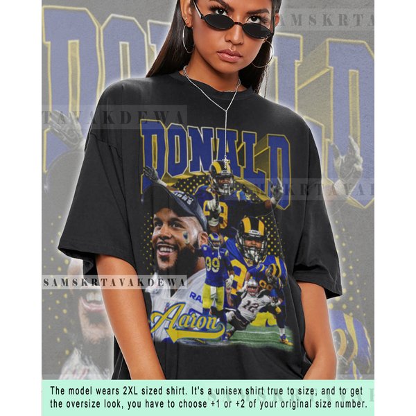 Aaron Donald Special Edition Shirt Athlete Defensive Tackle American T-Shirt-image