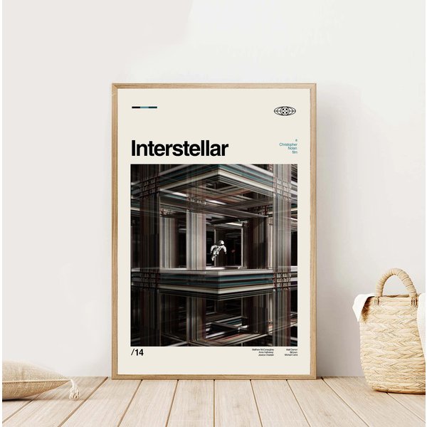 Vintage Interstellar Movie Poster - Movie Poster-image