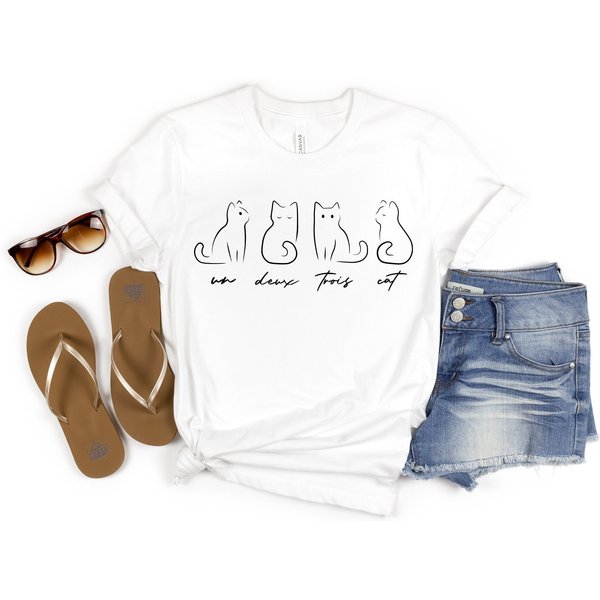 One Two Three Cats Shirts-image