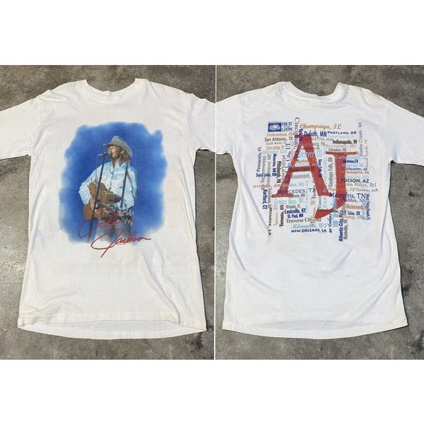 Alan Jackson 1996 Concert Music T-Shirt, 90S Alan Jackson T-Shirt-image