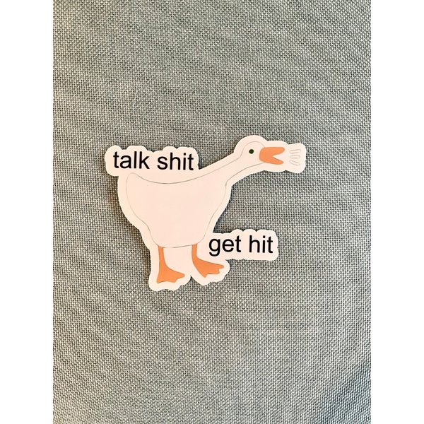Funny Silly Goose Sticker-image