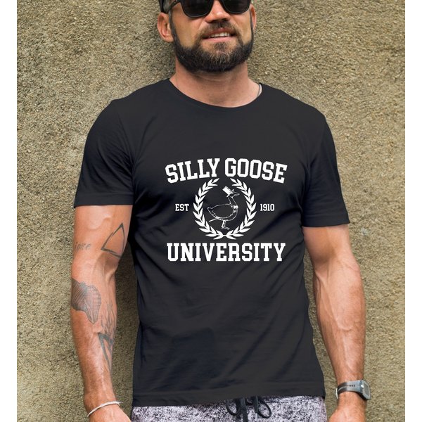 Silly Goose University Crewneck Sweatshirt, Unisex Silly Goose University Shirt-image