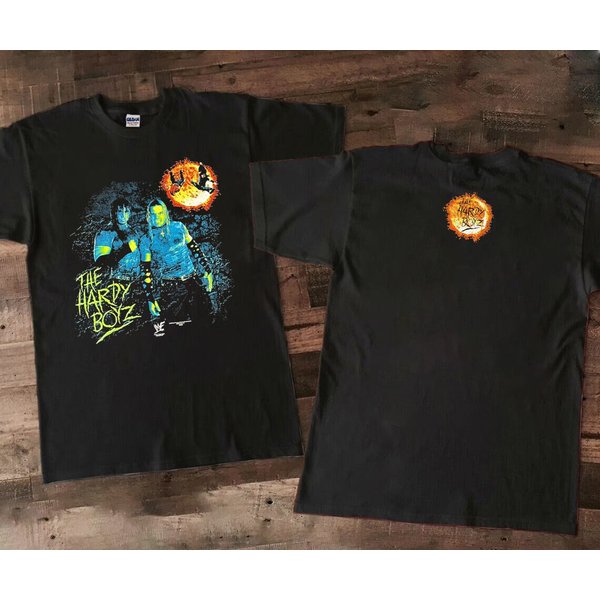 2000 Vtg Hardy Boyz Wwf Wrestling T-Shirt, 00S The Hardy Boyz Shirt, Wrestling Shirt-image
