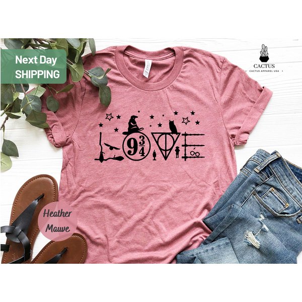 Funny Wizard Love T-Shirt - Quirky Wizard Design-image