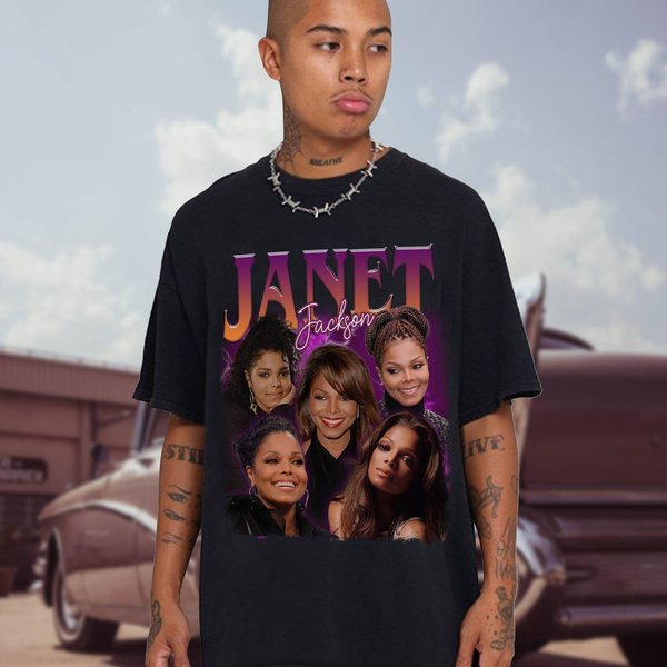 Janet Jackson Shirt Vintage Janet Jackson Shirt-image