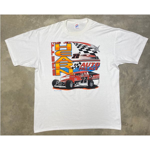 Vintage 1992 Brett The Jet Hearn Dirt Super Dirt Modified T Shirt-image