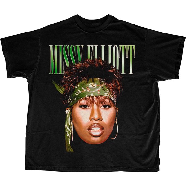 Missy Elliot Vintage Hip-Hop T-Shirt | Black, Music Lover Gift-image