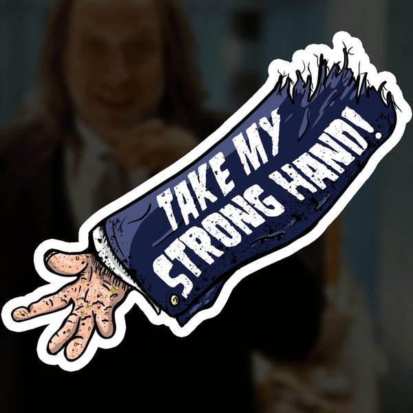 Take My Strong Hand! Scary Movie Sticker-image
