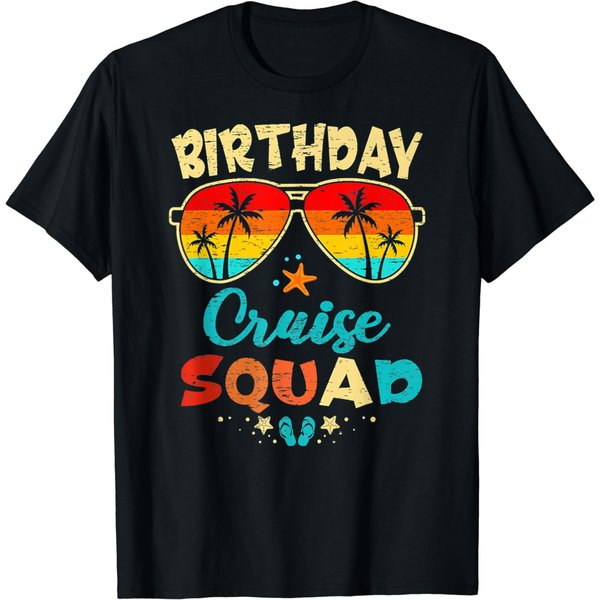 Birthday Cruise Squad Birthday Party Tee Cruise Squad 2023 T-Shirt-image