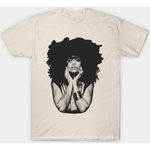 Erykah Badu / Vintage Halftone Style / Fan Art Design - Erykah Badu - T-Shirt-image