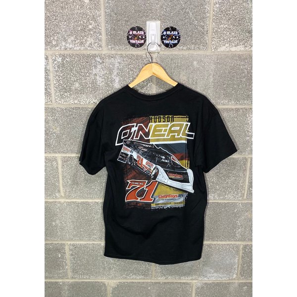 Y2K 2010S Hudson O'neal "The New Deal" Late Model Dirt Track Racing Graphic T-Shirt-image