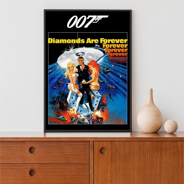 James Bond Diamonds Are Forever Poster-image