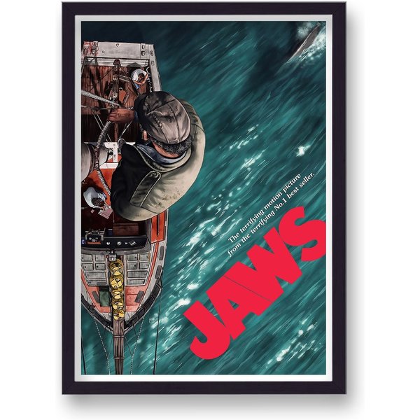 Jaws V12 Reimagined Movie Poster