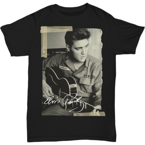 Vintage Elvis Presley Rock And Roll T-Shirt-image