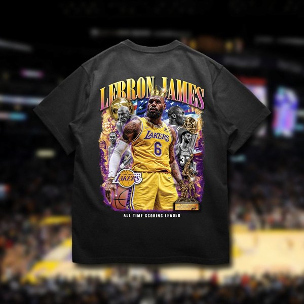 All Time Leading Scorer Lebron James T Shirt-image