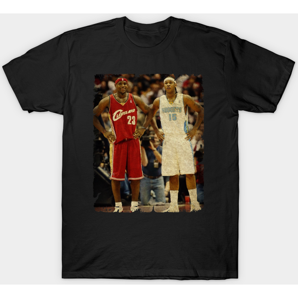 Carmelo Anthony And Lebron James - Basketball - T-Shirt-image