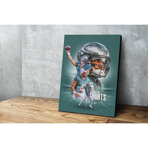 Jalen Hurts | Philadelphia | Sports Wall Art Poster-image