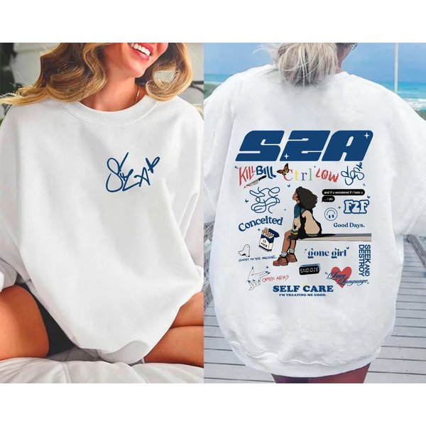 Sza Sos Full Tracklist Hoodie - Vintage Style-image