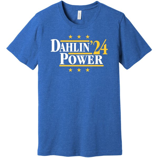 Dahlin & Power '24 T-Shirt, Football Legends For President Fan Shirt-image