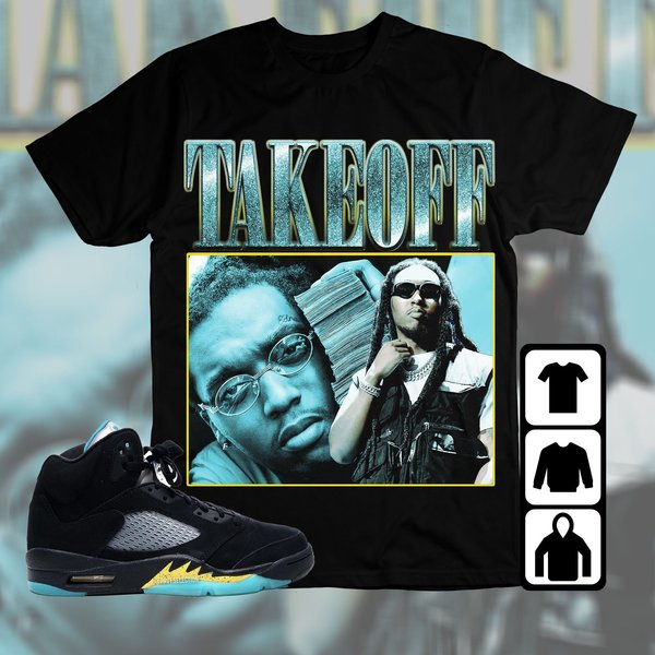 Jordan 5 Aqua Unisex T-Shirt-image
