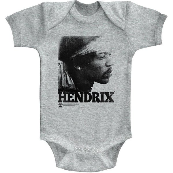 Jimi Hendrix Baby Newborn Onesie Thoughtful Bandana Art Print