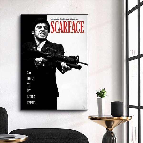 Scarface Say Hello To My Little Friend Poster-image