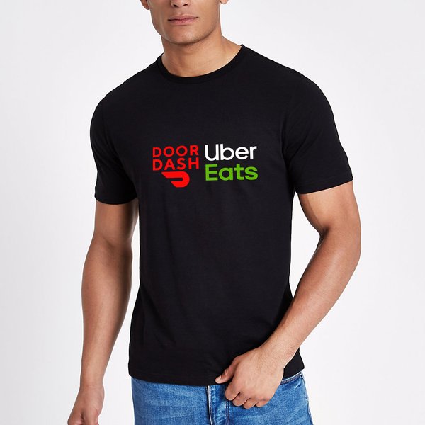 Doordash, Uber Eats Cotton Tee T-Shirt-image