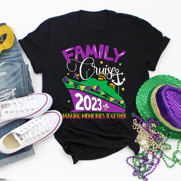 Family Cruise 2023 Making Memories Together Shirt-image