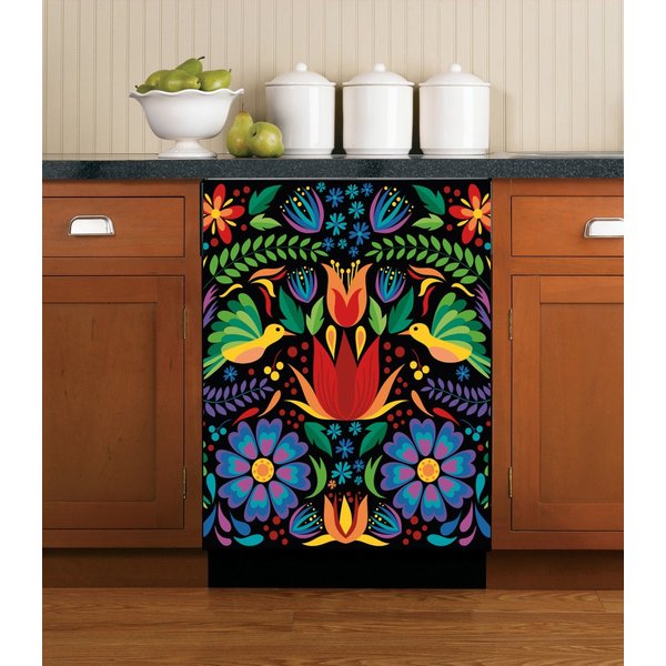 Floral Dishwasher Cover-image