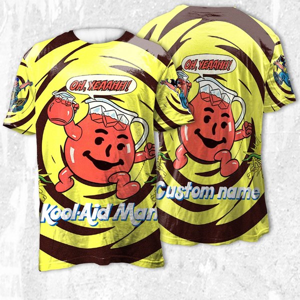 Custom Kool Aid Vintage 3D T-Shirt-image