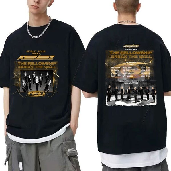 Ateez Break The Wall Shirt, Ateez Fellowship World Tour Shirt,-image