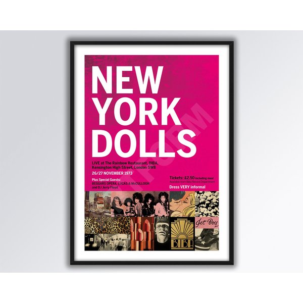 New York Dolls Reimagined 1973 Biba Poster-image