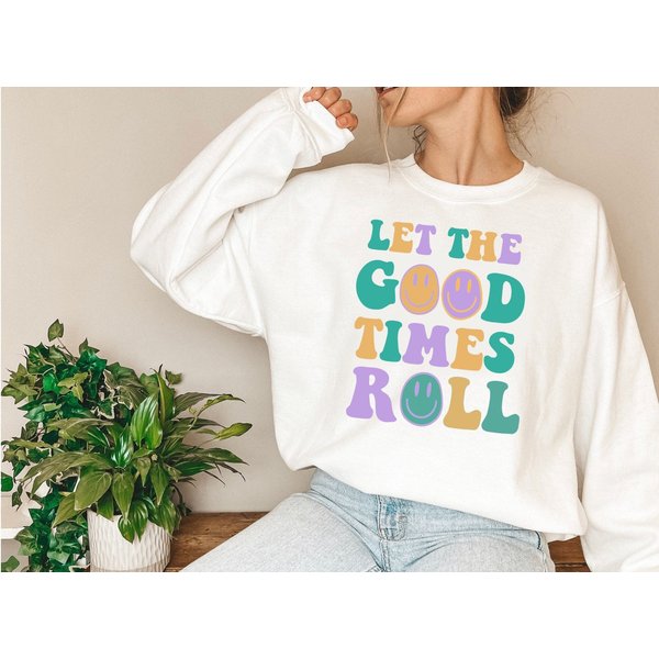 Let The Good Times Roll Mardi Gras Sweatshirt-image