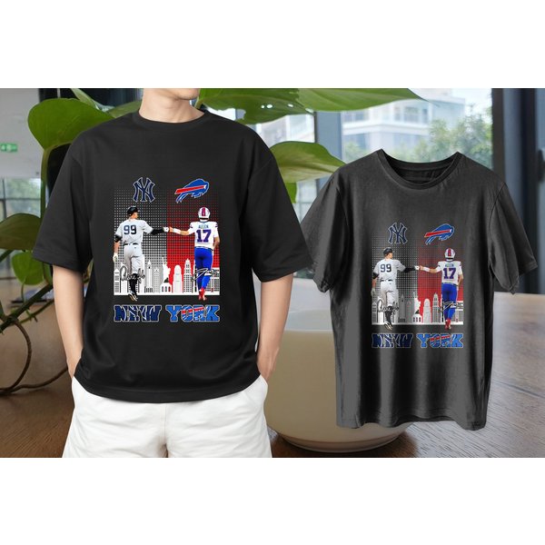 The New York City Sports Teams Aaron Judge Josh Allen Signature Shirt-image