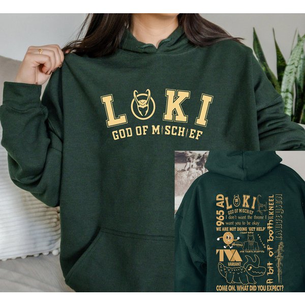 Loki Laufeyson Sweatshirt, God Of Mischief Sweatshirt-image